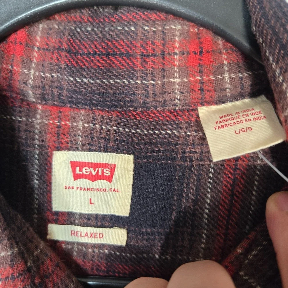 Levi's flannel shirt 